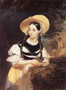 Karl Briullov Portrait of Fanni Persiani-Tachnardi as Amina in bellini-s opera la sonnabula oil painting picture wholesale